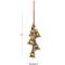25" Gold Metal Cascading Cluster Decorative Bells